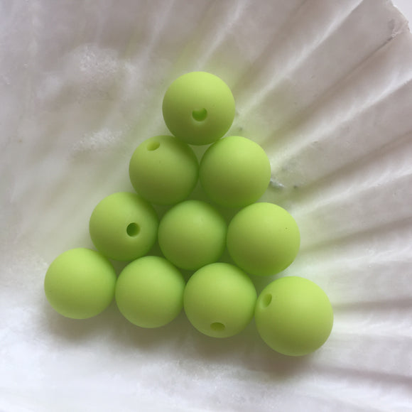 Silicone beads - 12mmD each bead