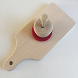 Playdough stamping tool / wooden butter mould