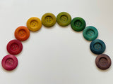 Carla’s Treasure Rainbow Large Wooden Buttons / Loose Parts