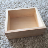 Wooden tray / open box