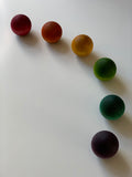 Carla’s Treasure Rainbow Wooden Balls  - Set of 6