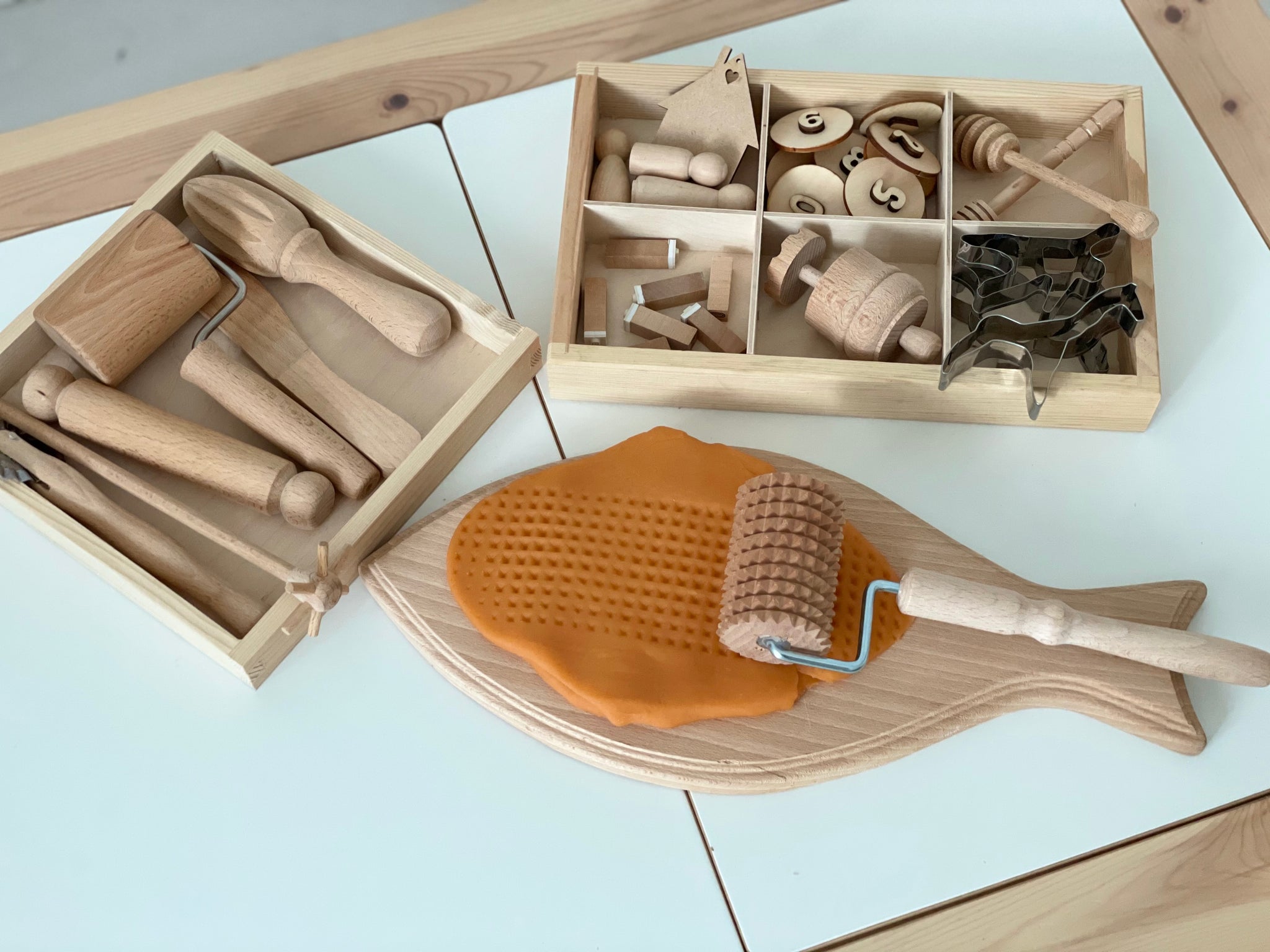 Textured Dough Roller / Playdough tools – Carla's Treasure